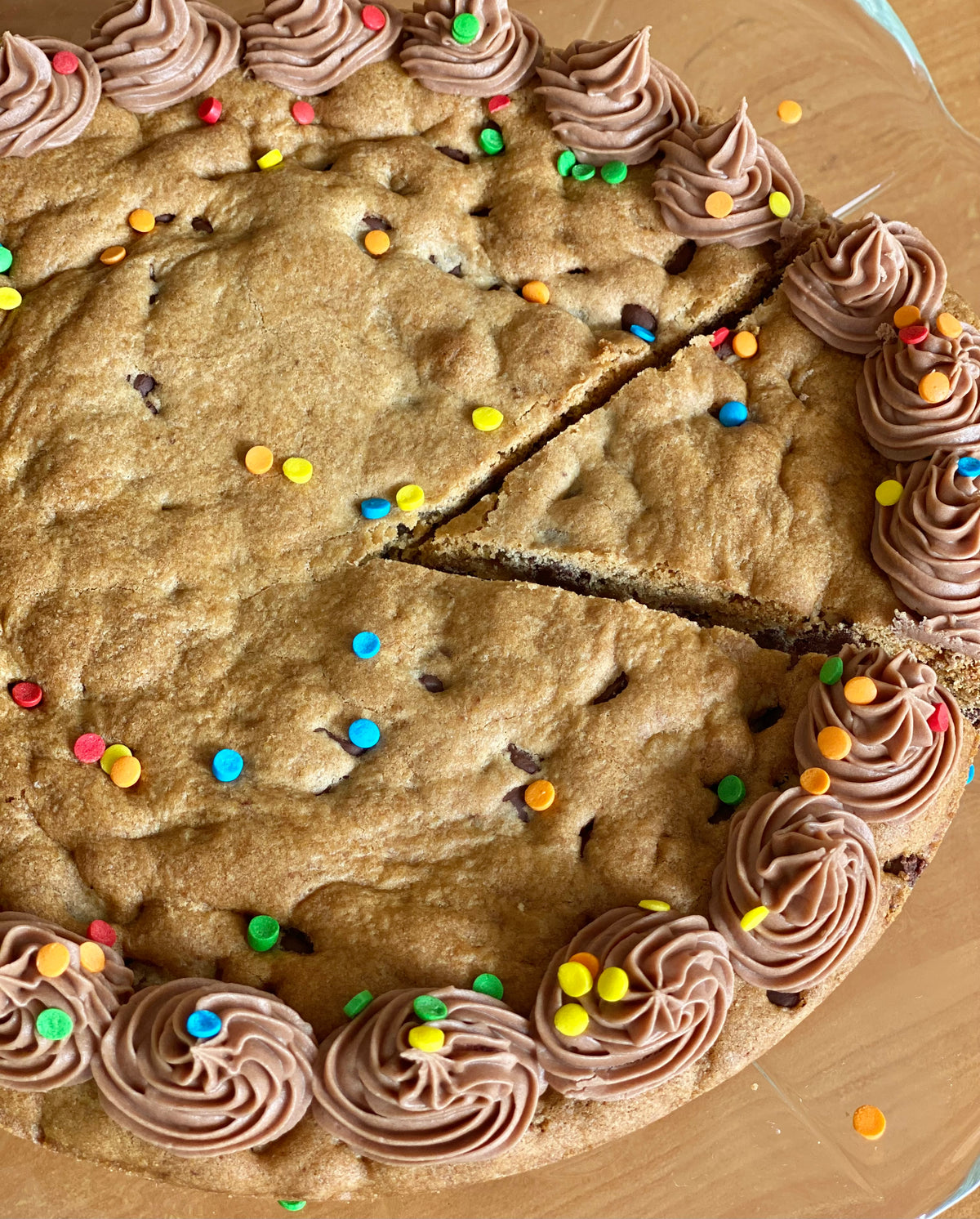 Chocolate Chip Cookie Cake