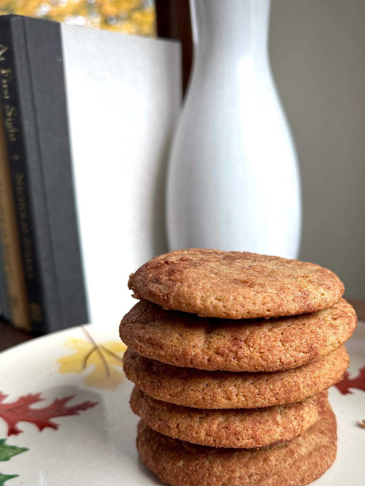 Apple Butter Snickerdoodle Cookies