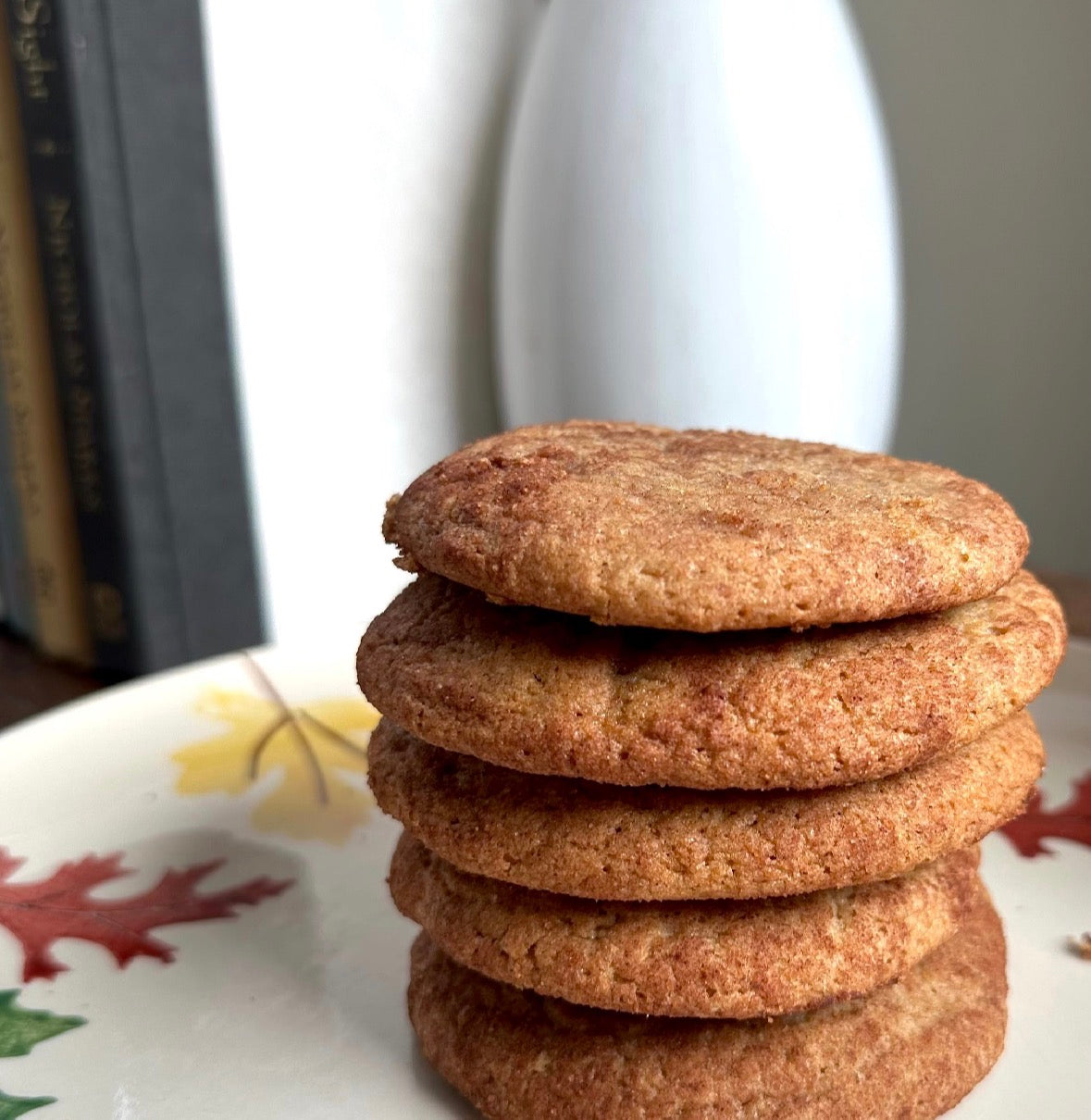 Apple Butter Snickerdoodle Cookies