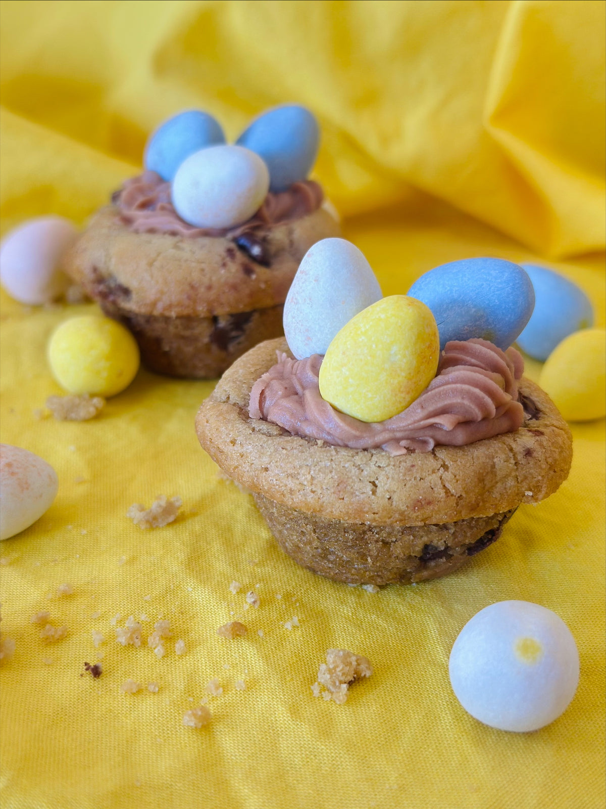Easter Chocolate Chip Cookie Cups