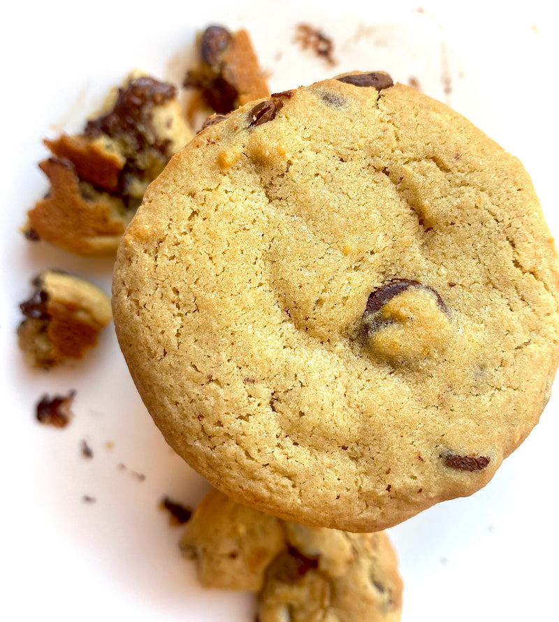 Low Sugar Chocolate Chip Cookies